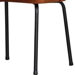 Gepolsterte Samtstühle in Rost Braun - Licasia (2er Set)^Wohnen