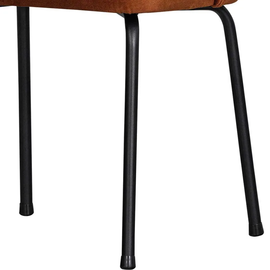 Gepolsterte Samtstühle in Rost Braun - Licasia (2er Set)^Wohnen