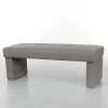 Gepolsterte Sitzbank Hawar in Grau^Wohnen New