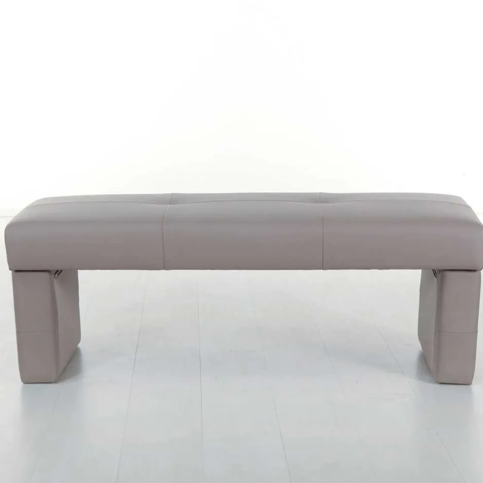 Gepolsterte Sitzbank Hawar in Grau^Wohnen New
