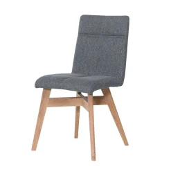 Wohnen Gepolsterte Stühle in Grau & Natur - Tucina (2er Set)