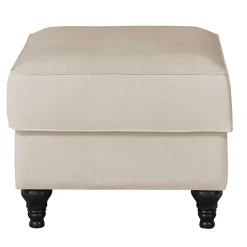 Gepolsterter Hocker im Vintage Landhaus Look - Merandes^Wohnen