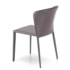 Gepolsterter Stuhl in Dunkelgrau - Baika (2er Set)^Wohnen Online