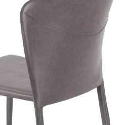 Gepolsterter Stuhl in Dunkelgrau - Baika (2er Set)^Wohnen Online