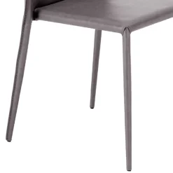 Gepolsterter Stuhl in Dunkelgrau - Baika (2er Set)^Wohnen Online