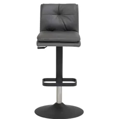 Wohnen Gepolsterter Tresenstuhl in Dunkelgrau - Teromaso