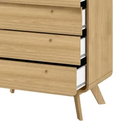 Wohnen Gerundete Kommode mit vier Schubladen - Sophiea