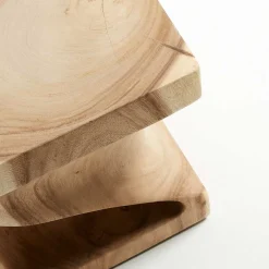 Wohnen Geschnitzter Design Beistelltisch aus Massivholz - Lavista