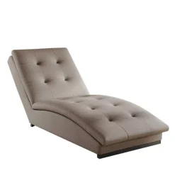 Geschwungene Wohnzimmerliege in Beige - Celloma^Wohnen Hot