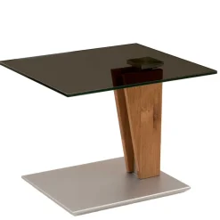 Getönter Glastisch fürs Wohnzimmer höhenverstellbar - Rasmiro^Wohnen Sale