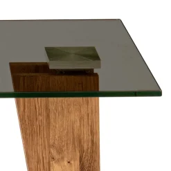 Getönter Glastisch fürs Wohnzimmer höhenverstellbar - Rasmiro^Wohnen Sale