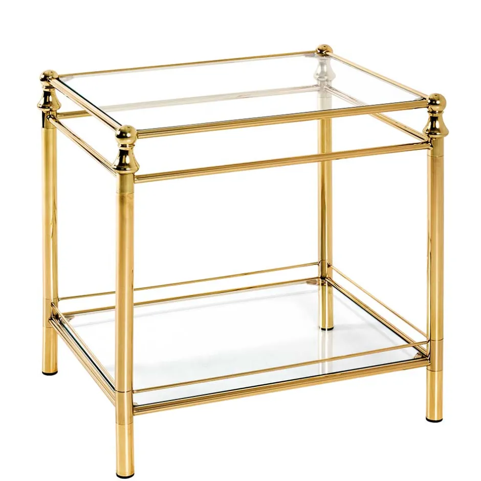 Glas Beistelltisch in Quadratisch oder rechteckig - Corao^Wohnen