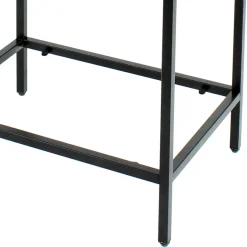 Wohnen Glas Regal mit Metallrahmen - Elegatos