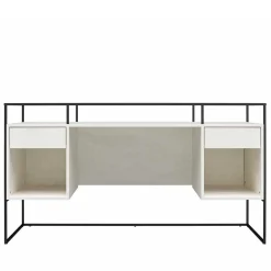 Kinder Wohnen Glas Schreibtisch mit Rillen Strukturglasplatte - Corners