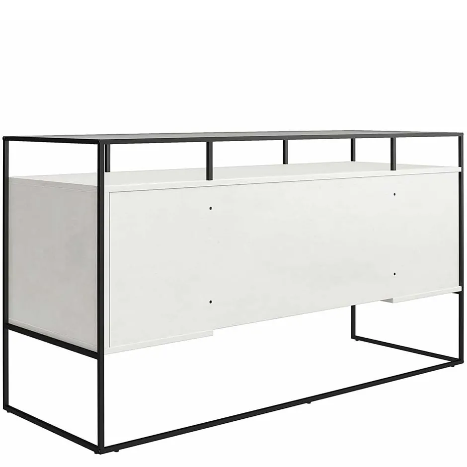 Kinder Wohnen Glas Schreibtisch mit Rillen Strukturglasplatte - Corners