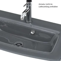 Glas Waschbecken Waschtisch 80 cm breit - Neuzera^Wohnen Outlet