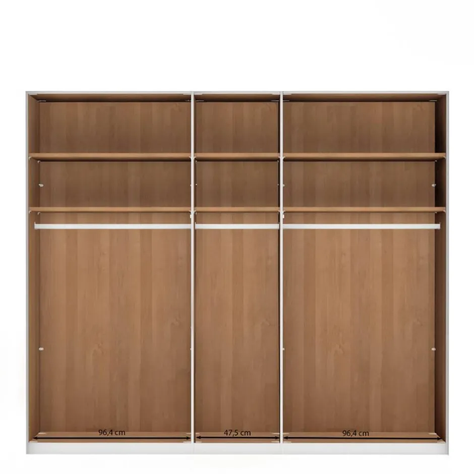 Wohnen Glasfront-Kleiderschrank mit fünf Türen - Hung