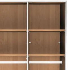 Wohnen Glasfront-Schlafzimmerschrank in Dunkelbraun - Hung