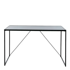 Wohnen Glasschreibtisch aus Schwarzglas - Pathos