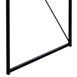 Wohnen Glasschreibtisch aus Schwarzglas - Pathos