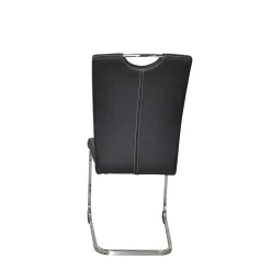 Wohnen Glastisch & Freischwinger Stühle - Zaparony (fünfteilig)