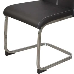 Wohnen Glastisch & Freischwinger Stühle - Zaparony (fünfteilig)