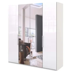 Gleittüren Schlafzimmerschrank mit Spiegel - Dolienca^Wohnen New