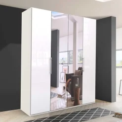 Gleittüren Schlafzimmerschrank mit Spiegel - Dolienca^Wohnen New