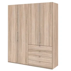 Wohnen Gleittüren-Kleiderschrank mit vier Schubladen - Zayun