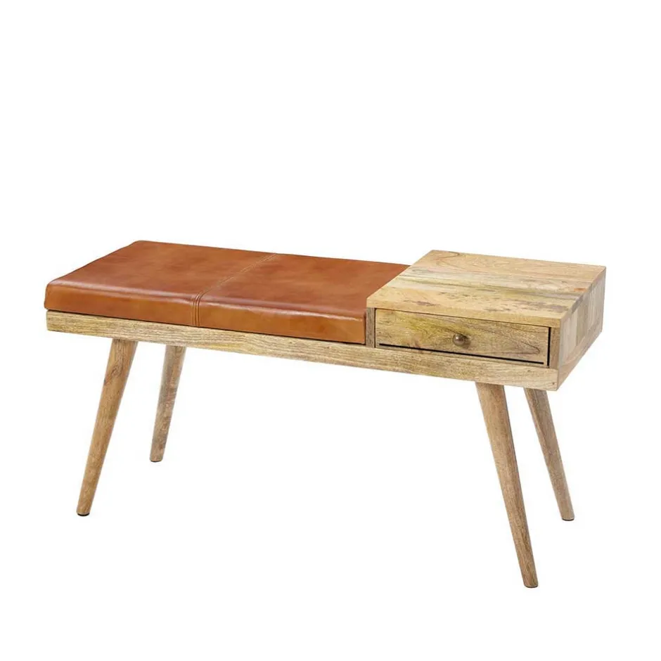 Günstige Design Polsterbank mit Leder - Zanyorita^Wohnen Outlet