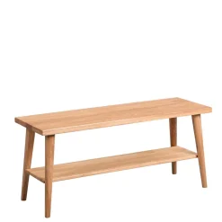 Wohnen Günstige Flurbank aus Massivholz Wildeiche - Liorys