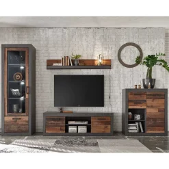 Günstige Wohnmöbel Kombination - Timuras (vierteilig)^Wohnen Discount