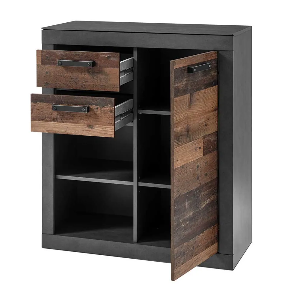 Günstige Wohnmöbel Kombination - Timuras (vierteilig)^Wohnen Discount