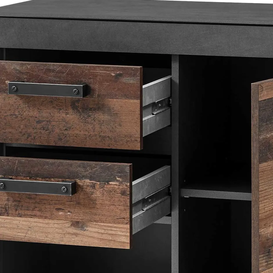 Günstige Wohnmöbel Kombination - Timuras (vierteilig)^Wohnen Discount