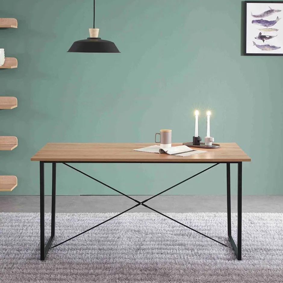 Günstiger Esszimmer Esstisch im Industrial Style - Lampione^Wohnen Best