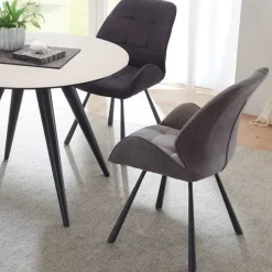 Günstiger Polsterstuhl modern - Plovema (2er Set)^Wohnen