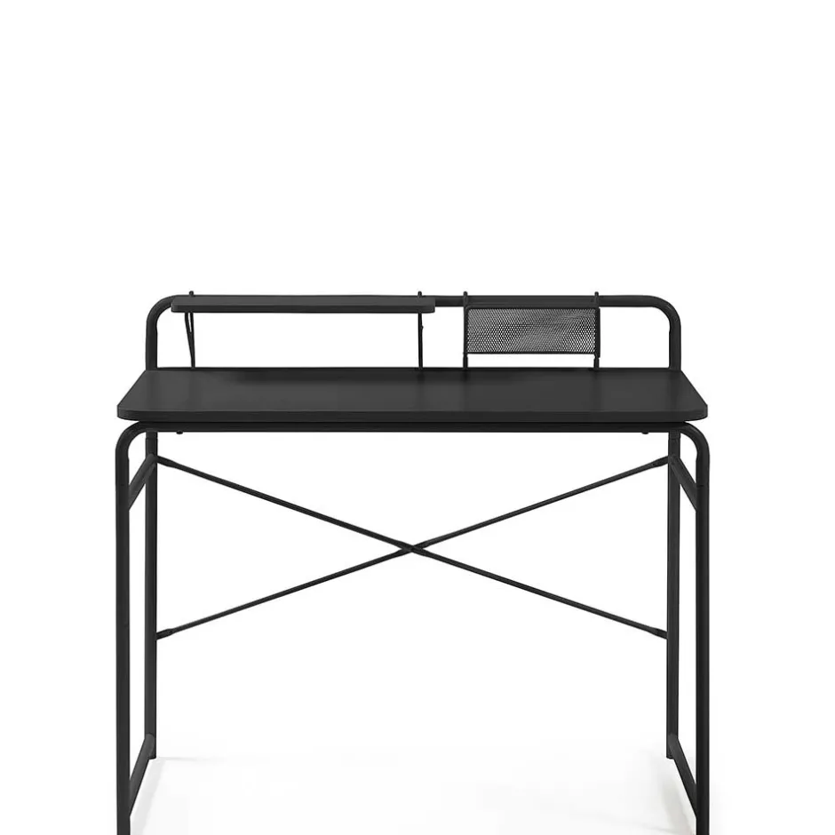 Günstiger Schreibtisch mit Aufsatz 98x89x46 - Tibalt^Wohnen Online