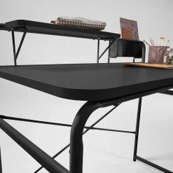 Günstiger Schreibtisch mit Aufsatz 98x89x46 - Tibalt^Wohnen Online