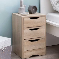 Günstiger Schubladen Nachtschrank in 31x49x31 - Navarra^Wohnen