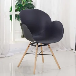 Wohnen Günstiger Tischsessel mit Sitzschale - Raimar (Set)