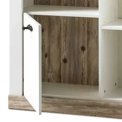 Wohnen Günstiges Highboard im Scandi Chic Nedita in Weiß