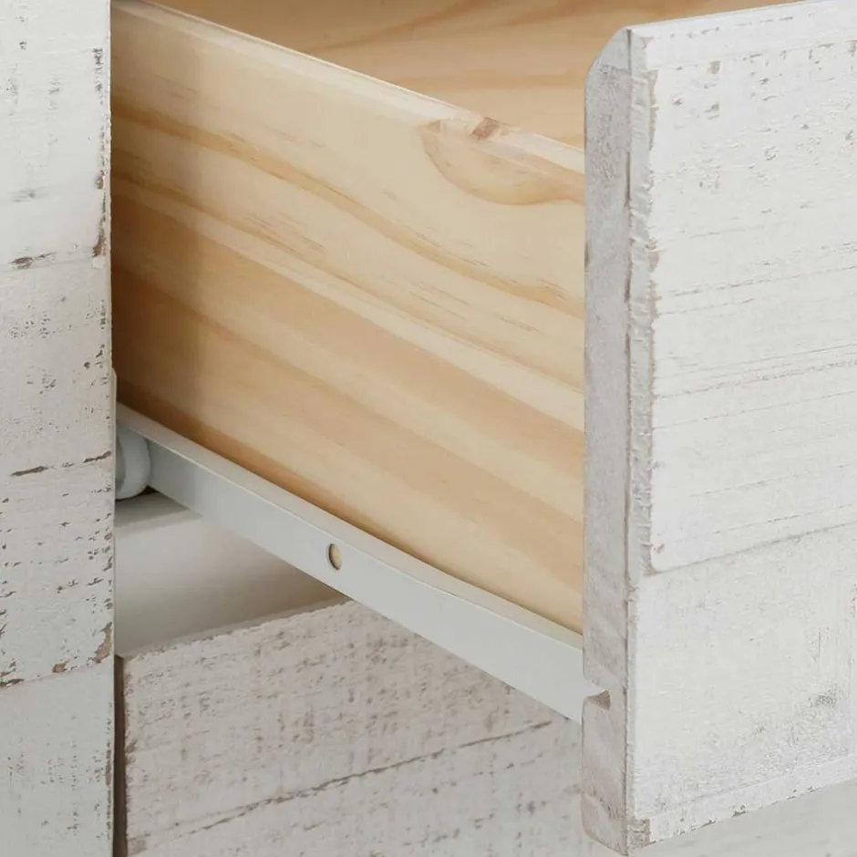 Günstiges Kombi Highboard in Weiß lasiert - Vagniu^Wohnen Hot