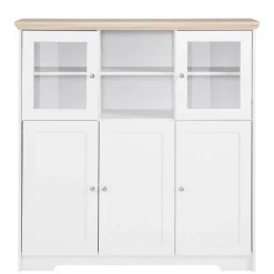 Wohnen Günstiges Landhaus Highboard 125x125x35 - Akedra