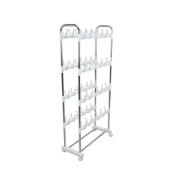 Günstiges Schuhregal auf Rollen Sangora in Weiß^Wohnen Best