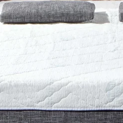 Wohnen Graue Bettcouch mit Faltmechanik - Dalicia