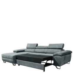 Graue Sofaecke mit Schlaffunktion - Quartia^Wohnen Clearance