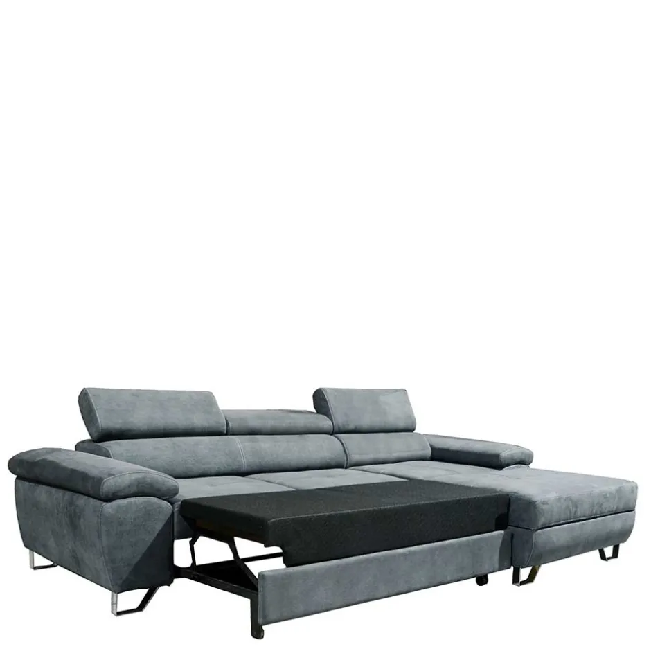 Graue Sofaecke mit Schlaffunktion - Quartia^Wohnen Clearance