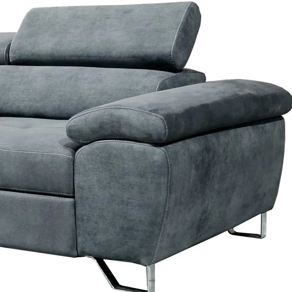 Graue Sofaecke mit Schlaffunktion - Quartia^Wohnen Clearance