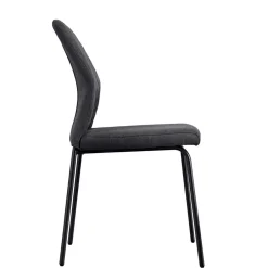 Graue Stoffstühle modern - Lenox (4er Set)^Wohnen Sale