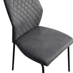 Graue Stoffstühle modern - Lenox (4er Set)^Wohnen Sale